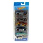 Lot de 5 Voitures Hot Wheels Assortiment