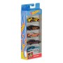 Lot de 5 Voitures Hot Wheels Assortiment