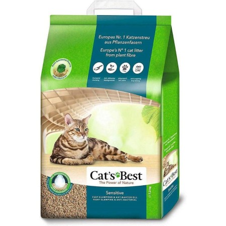 Sable pour chats Cat's Best Sensitive Bois 20 L