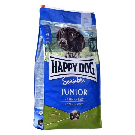 Pienso Happy Dog Sensible Junior Cordero Arroz 10 kg