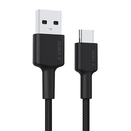 Cable USB A a USB C Aukey CB-CA2 OEM Negro 2 m