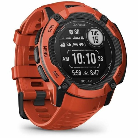 Montre Homme GARMIN Instinct 2X Solar Rouge Gris