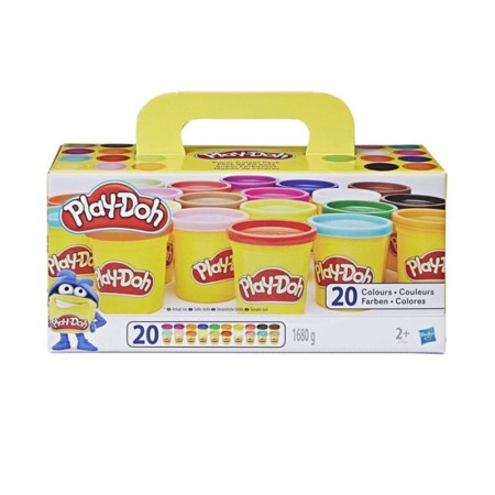 Pâte à modeler en argile Hasbro Playdoh 20 Pots