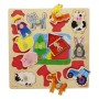 Puzzle enfant en bois Diset (12 pcs)