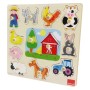 Puzzle enfant en bois Diset (12 pcs)