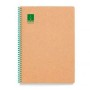 Cuaderno ESCOLOFI A5 Reciclado 50 Hojas Verde (5 Unidades)