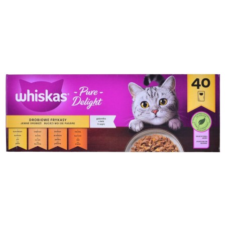 Comida para gato Whiskas Pure Delight Pollo Pavo Pato Aves