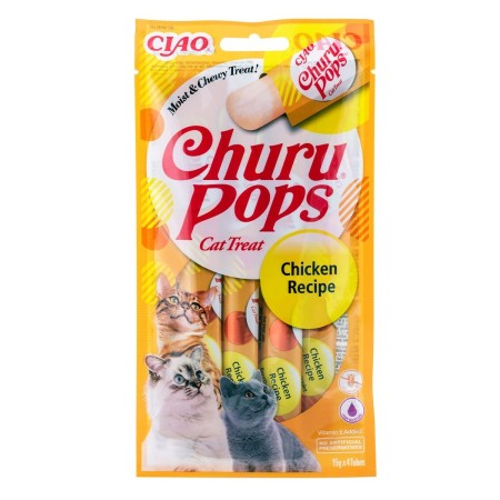 Snack para Gatos Inaba  4 x 15 g Golosinas Pollo