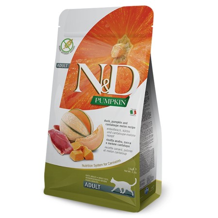 Comida para gato Farmina PND0150013 Calabaza Adulto Pato 1,5 Kg