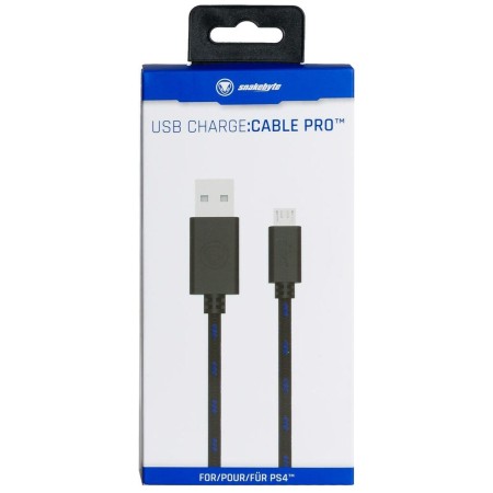 Cable USB a micro USB Snakebyte Negro