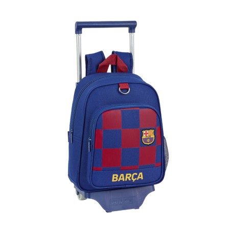 Mochila Escolar con Ruedas F.C. Barcelona 19/20 Azul marino