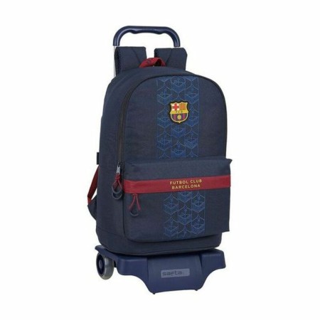 Mochila Escolar con Ruedas 905 F.C. Barcelona