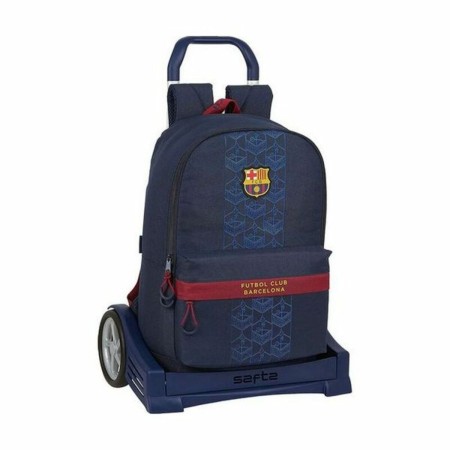 Mochila Escolar con Ruedas Evolution F.C. Barcelona