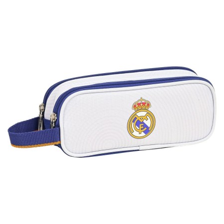 Portatodo Doble Real Madrid C.F. Azul Blanco