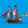 Playset Pirates- Skull Pirate Ship Playmobil 70411 (132 pcs