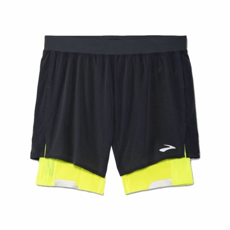 Pantalones Cortos Deportivos para Hombre Brooks Stadium Negro