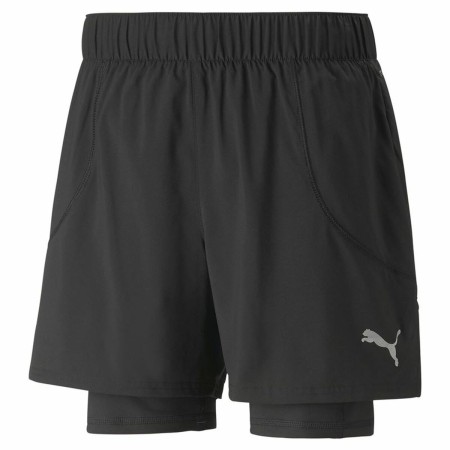 Pantalón Corto Deportivo Unisex Puma Run 2in1 5" Negro