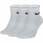 Chaussettes de Sport Nike Everyday Lightweight 3 paires Blanc