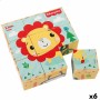 Puzzle enfant en bois Fisher Price + 2 Ans 9 Pièces (6 Unités)