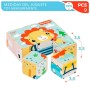 Puzzle enfant en bois Fisher Price + 2 Ans 9 Pièces (6 Unités)