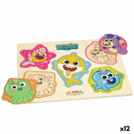 Puzzle Animaux Baby Shark + 2 Ans (12 Unités)