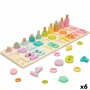 Puzzle enfant en bois Woomax Formes Numéros + 3 ans (6 Unités)