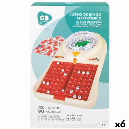 Bingo Automático Colorbaby  Cartón Plástico (6 Unidades)