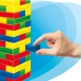 Blocs de construction Colorbaby 5 x 1 x 1,5 cm (12 Unités) (61 Pièces)