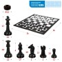 Échecs et dames Colorbaby Plastique (12 Unités)