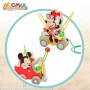 Juguete de arrastre Disney Madera (6 Unidades)