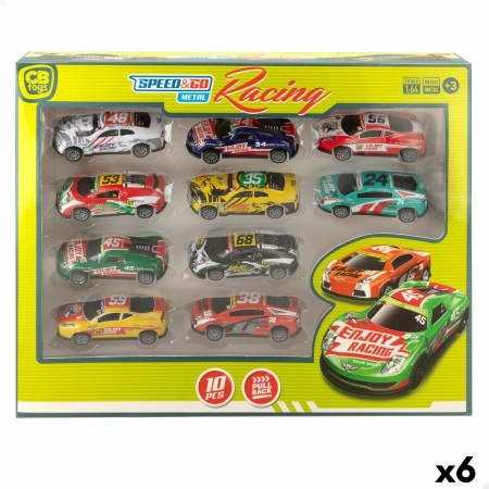 Playset de Vehículos Speed & Go 8 x 2,2 x 3,6 cm (6 Unidades)