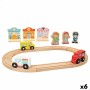 Tren con Circuito Woomax 6 Unidades 39 x 1 x 26 cm