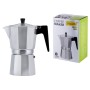 Cafetera Italiana Feel Maestro MR-1666-9 Negro Plateado Aluminio 450 ml 9 Tazas