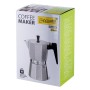 Cafetera Italiana Feel Maestro MR-1666-9 Negro Plateado Aluminio 450 ml 9 Tazas