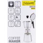 Cafetière Italienne Feel Maestro MR-1666-9 Noir Argenté Aluminium 450 ml 9 Tasses