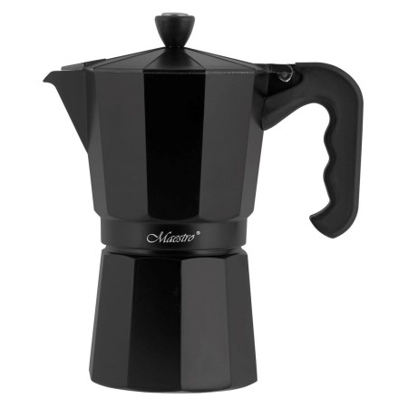 Cafetera Italiana Feel Maestro MR-1666-9-BLACK Negro Aluminio 450 ml 9 Tazas