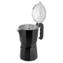 Cafetera Italiana Feel Maestro MR-1666-9-BLACK Negro Aluminio 450 ml 9 Tazas