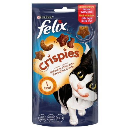 Comida para gato Purina Felix Crispies Pollo Ternera