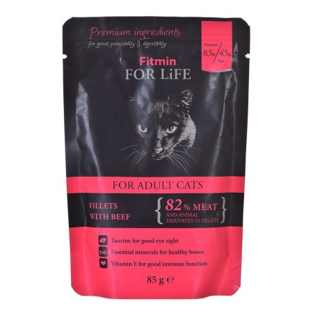 Comida para gato Fitmin Adult Ternera