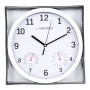 Horloge Murale Esperanza EHC016W Blanc verre Plastique 25 cm