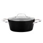 Marmite avec couvercle Feel Maestro MR-4424 Noir Aluminium Ø 24 cm 3,5 L