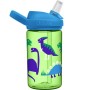 Botella de Agua Camelbak Tritan Dinosaurios Azul Verde 400 ml