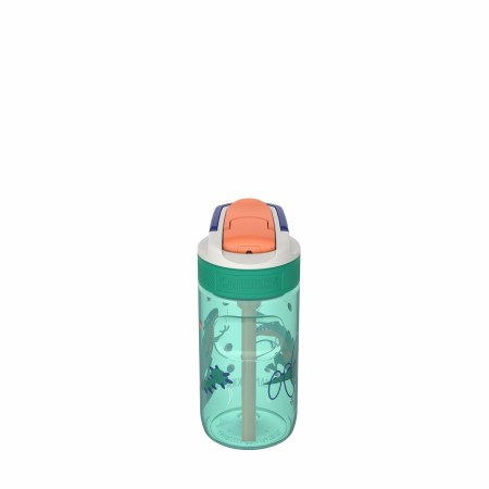 Bouteille d'eau Kambukka Lagoon Dinosaure Translucide 400 ml