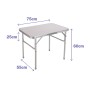 Mesa Plegable Marbueno 75 x 25/60 x 55 cm