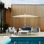 Parasol Marbueno Beige Polyester Acier Ø 300 cm