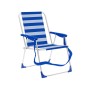 Chaise Pliante Marbueno Rayures Bleu Blanc 53 x 78 x 56 cm