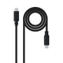 Cable USB-C NANOCABLE 10.01.2302 Negro 2 m