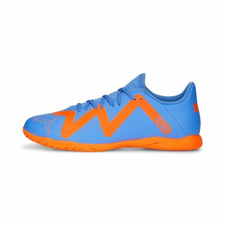 Chaussures de Football pour Adultes Puma Future Play It Bleu Orange Unisexe