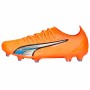 Botas de Fútbol para Adultos Puma Ultra Ultimate Fg/Ag Naranja Mujer