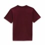 Camiseta de Manga Corta Infantil Vans Classic OTW Rojo Oscuro